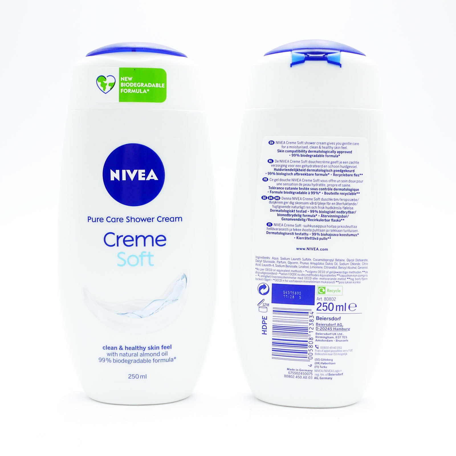Buy NIVEA Creme Soft & Almond Oil 250ml - Premium Quality Toiletries Online - Product Image Buy NIVEA Creme Soft & Almond Oil 250ml - Premium Quality Toiletries Online - Product Image